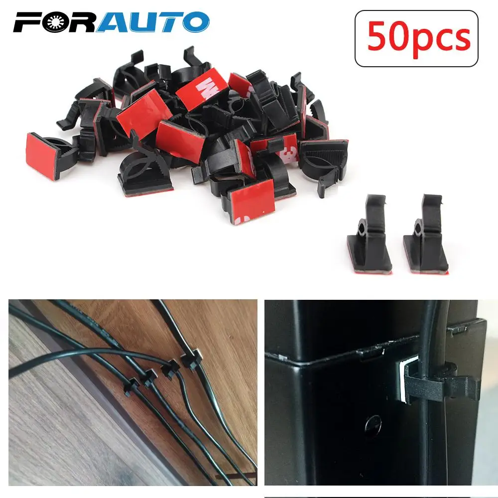 Self-adhesive Interior Accessories Auto Fastener Clip Data Cable Fixing Organizer Auto Wire Fastener Car Fixed Clip 50pcs
Self-adhesive Interior Accessories Auto Fastener Clip Data Cable Fixing Organizer Auto Wire Fastener Car Fixed Clip 50pcs