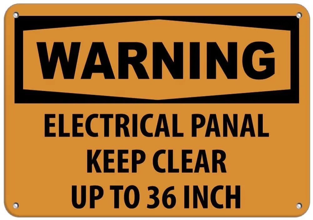Electrical Panel Keep Clear Up to 36 Inches Label Vinyl Decal Sticker Kit OSHA Safety Label Compliance Signs 8"
Electrical Panel Keep Clear Up to 36 Inches Label Vinyl Decal Sticker Kit OSHA Safety Label Compliance Signs 8"