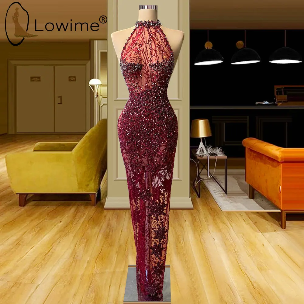 Burgundy Beaded Long Mermaid Evening Dresses 2021 Illusion Formal Evening Gowns Robe Vestidos De fiesta Dress for Wedding Party
Burgundy Beaded Long Mermaid Evening Dresses 2021 Illusion Formal Evening Gowns Robe Vestidos De fiesta Dress for Wedding Party