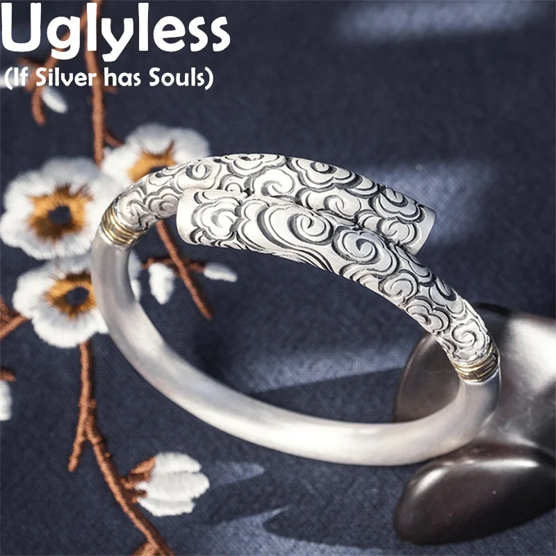 Uglyless 999 Silver Unisex Lucky Clouds Bangles Men Women China Myth King Monkey Lucky Stick Bangles Neutral Thai Silver Jewelry
Uglyless 999 Silver Unisex Lucky Clouds Bangles Men Women China Myth King Monkey Lucky Stick Bangles Neutral Thai Silver Jewelry