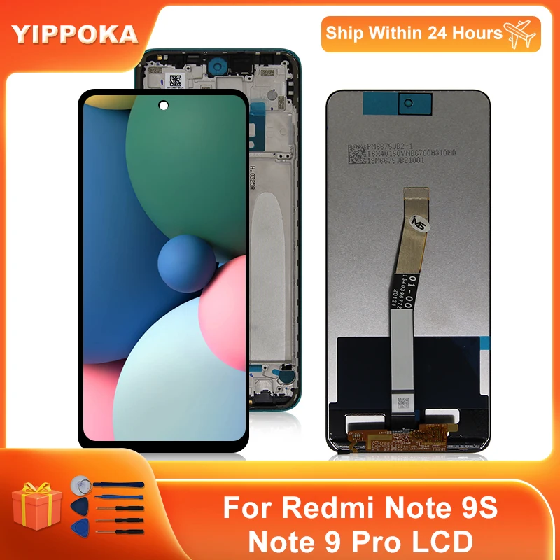 6.67"Original For LCD Redmi Note 9S Display Touch Digitizer Assembly For Xiaomi Redmi Note 9 Pro LCD Screen Replacement 9S Parts
6.67"Original For LCD Redmi Note 9S Display Touch Digitizer Assembly For Xiaomi Redmi Note 9 Pro LCD Screen Replacement 9S Parts