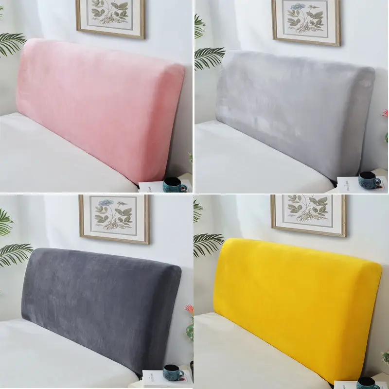 Solid Color Plush Thicken Elastic All-inclusive Bed Head Cover Bed Head Back Protection Dust Cover Headboard Cover
Solid Color Plush Thicken Elastic All-inclusive Bed Head Cover Bed Head Back Protection Dust Cover Headboard Cover