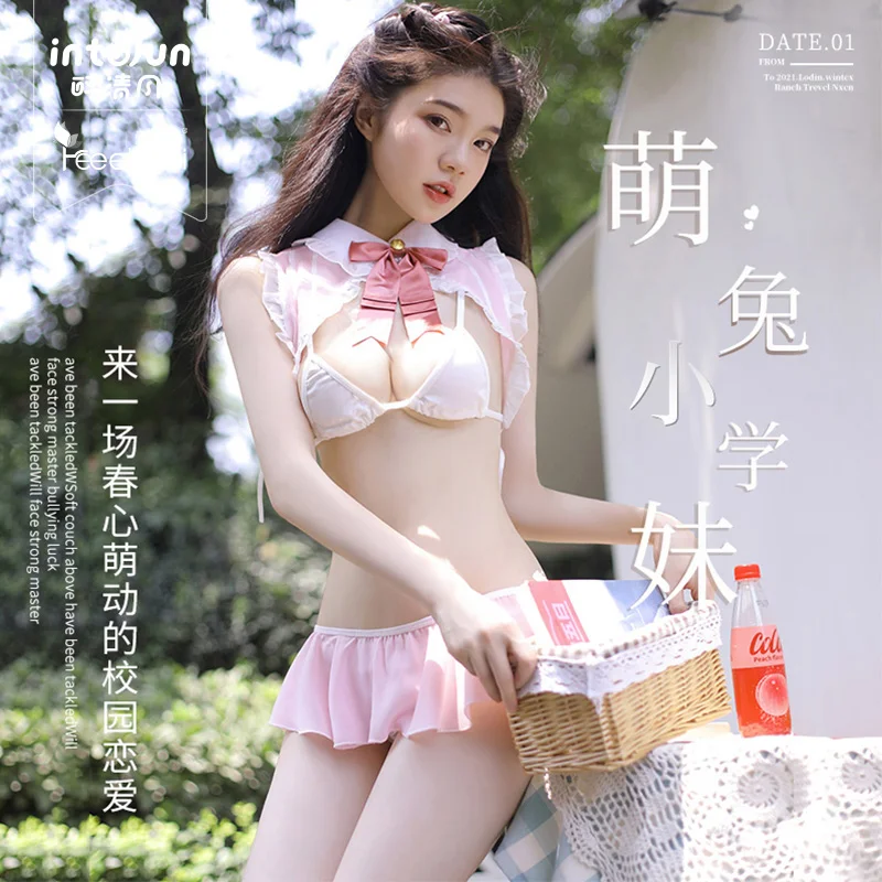 Passion Suit Sexy Erotic Lingerie School Girl Rabbit Cosplay Costumes Bunny Girl Women Maid Outfit Kawaii Underwear Mini Skirt
Passion Suit Sexy Erotic Lingerie School Girl Rabbit Cosplay Costumes Bunny Girl Women Maid Outfit Kawaii Underwear Mini Skirt