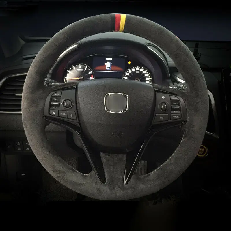 Ручной работы черная замша чехол рулевого колеса автомобиля для Honda Accord 9th Spirior
Ручной работы черная замша чехол рулевого колеса автомобиля для Honda Accord 9th Spirior