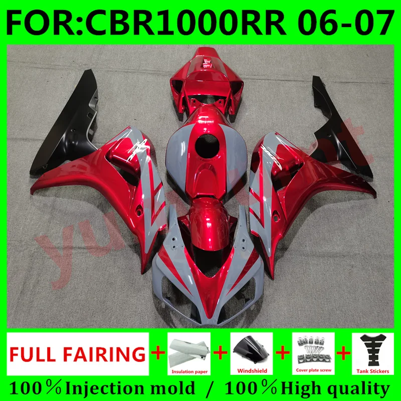 Новый комплект обтекателей для мотоцикла ABS Подходит для Honda CBR1000RR 2006 2007 cbr1000 CBR 1000RR 06 07 комплект обтекателей для кузова красный серый
Новый комплект обтекателей для мотоцикла ABS Подходит для Honda CBR1000RR 2006 2007 cbr1000 CBR 1000RR 06 07 комплект обтекателей для кузова красный серый