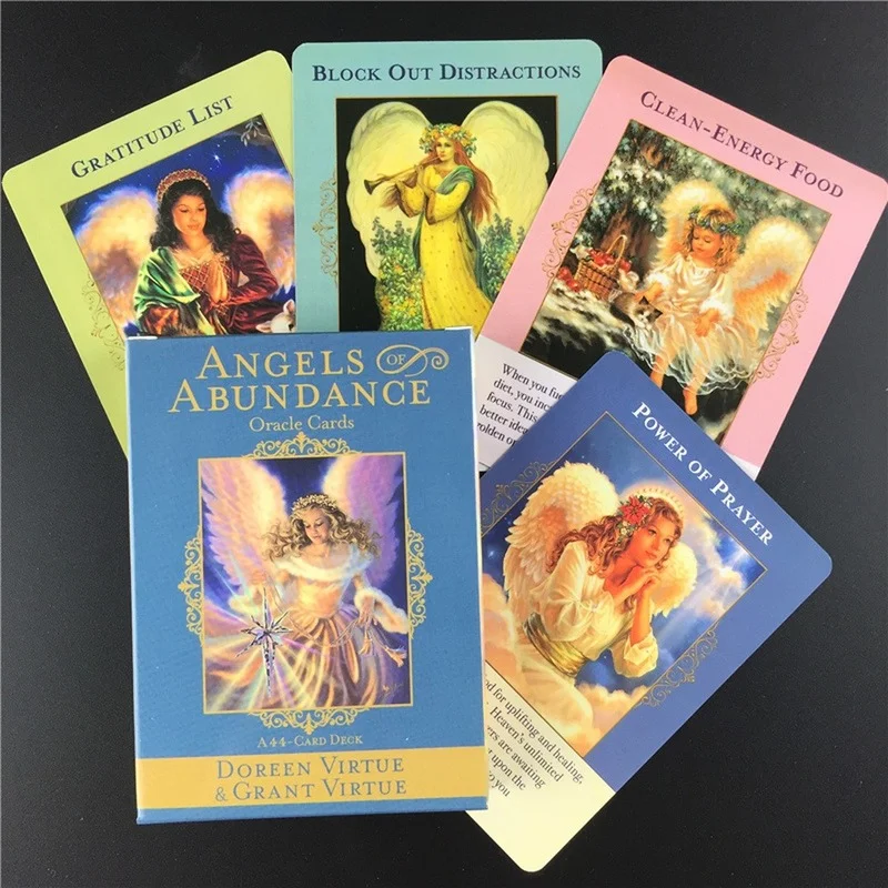 Angels of Abundance Tarot Board Game Toys Oracle Rider Waite Divination Prophet Prophecy Card Poker Gift Prediction Oracle 
Angels of Abundance Tarot Board Game Toys Oracle Rider Waite Divination Prophet Prophecy Card Poker Gift Prediction Oracle