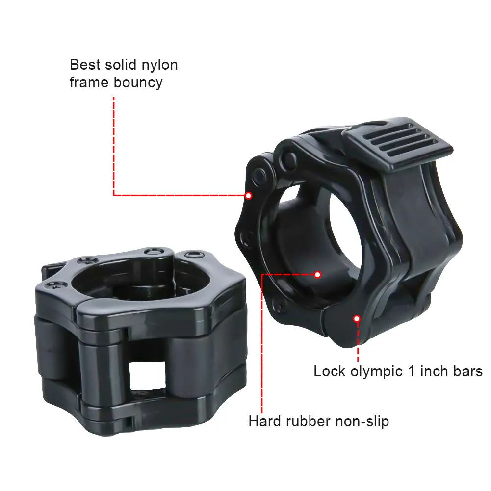 1 Pair 25mm Spinlock Collars Barbell Collar Lock Dumbell Clips Clamp Weight lifting Bar Gym Dumbbell Fitness Body Building
1 Pair 25mm Spinlock Collars Barbell Collar Lock Dumbell Clips Clamp Weight lifting Bar Gym Dumbbell Fitness Body Building