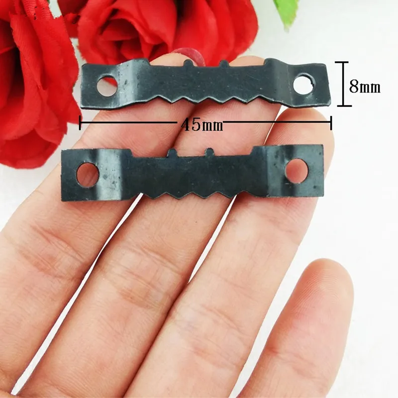 Wholesale Serrated Hook,Hanging Picture Oil Painting Mirror Frame Hooks Hangers With Screws,Black Color,45*8mm,500Pcs
Wholesale Serrated Hook,Hanging Picture Oil Painting Mirror Frame Hooks Hangers With Screws,Black Color,45*8mm,500Pcs