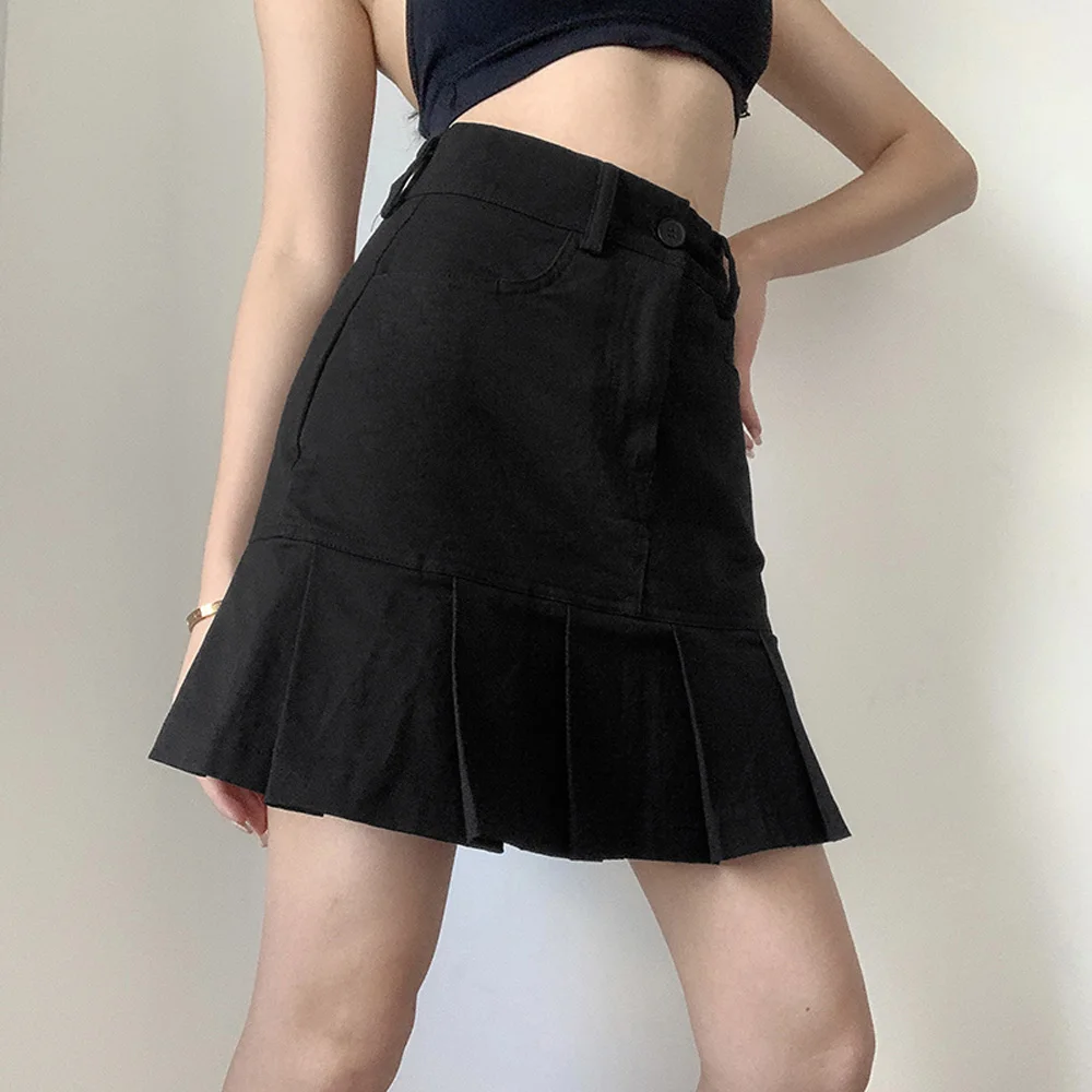 Summer Women Mini Skirt Fashion Solid Pleated High Waist Sexy Cute Sweet Pocket Female Ladies Girls Streetwear A Line Dress
Summer Women Mini Skirt Fashion Solid Pleated High Waist Sexy Cute Sweet Pocket Female Ladies Girls Streetwear A Line Dress