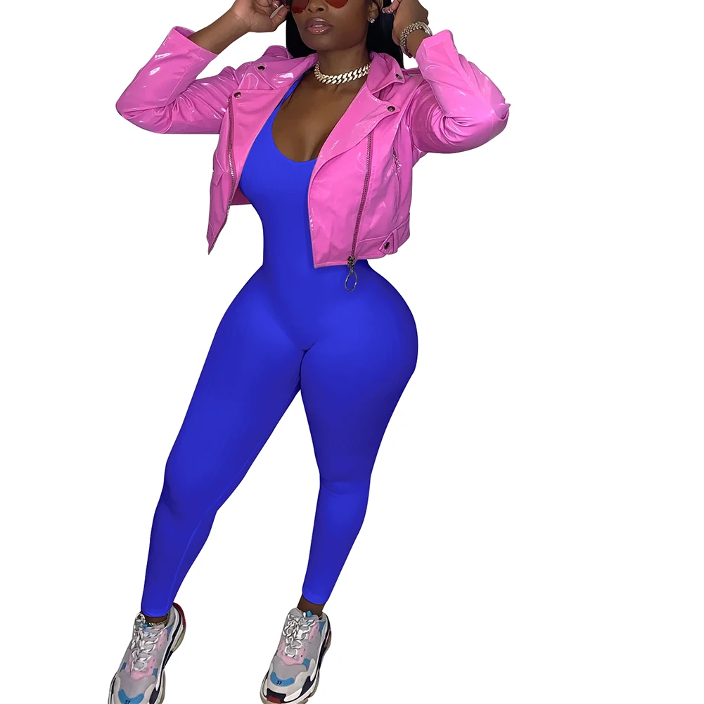 2020 New Women Leotard Trousers Sports Pants Jumpsuit Sleeveless One-piece Clubwear U-Neck Solid Bodycon Jumpsuit Romper
2020 New Women Leotard Trousers Sports Pants Jumpsuit Sleeveless One-piece Clubwear U-Neck Solid Bodycon Jumpsuit Romper