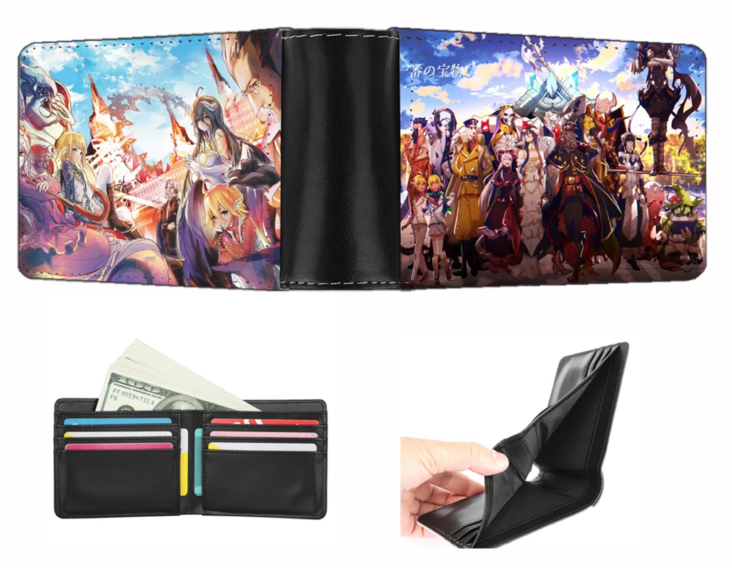 Anime Overlord wallet Men women short wallet teenagers Card Holder PU Short Zero Wallet student Coin Purse
Anime Overlord wallet Men women short wallet teenagers Card Holder PU Short Zero Wallet student Coin Purse