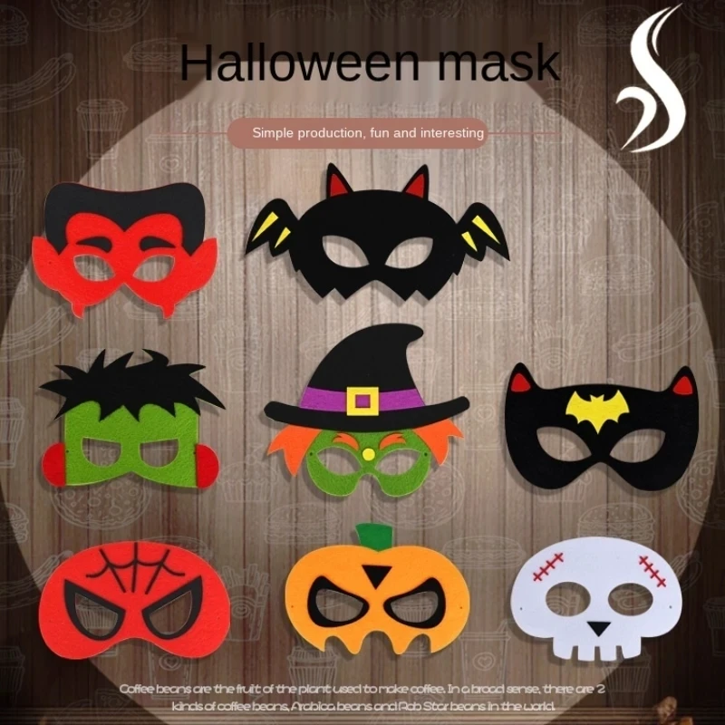 Non-Woven Halloween Mask Headwear Children Kindergarten Creative DIY Handmade Toy Material Package Kid Education Craft Toy
Non-Woven Halloween Mask Headwear Children Kindergarten Creative DIY Handmade Toy Material Package Kid Education Craft Toy