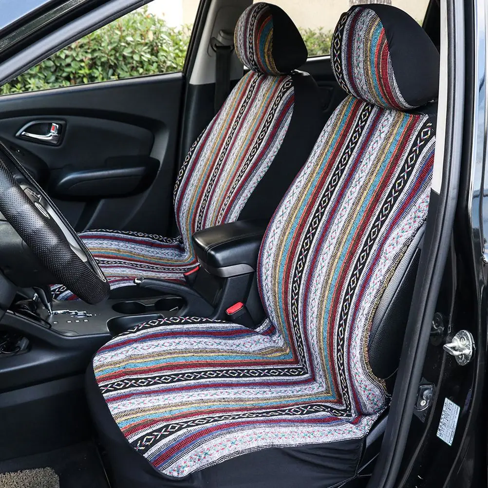 4Pcs Stylish Ethnic Style Double Front Seat Car Seat Cover Dustproof Car Seat Protector Grey Car Interior Accessories A50
4Pcs Stylish Ethnic Style Double Front Seat Car Seat Cover Dustproof Car Seat Protector Grey Car Interior Accessories A50