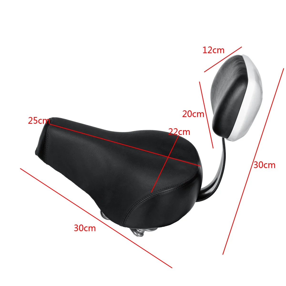 Thicken Widen Bicycle Saddle MTB Mountain Bike Saddles Soft Pad Electric Bike Tricycle Scooter Seat Cushion with Back Rest
Thicken Widen Bicycle Saddle MTB Mountain Bike Saddles Soft Pad Electric Bike Tricycle Scooter Seat Cushion with Back Rest