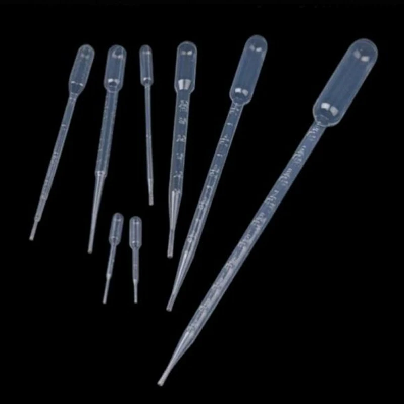 50pcs 0.2/0.5/1/2/3/5/10ML Transparent Pipettes Disposable Safe Plastic Eye Dropper Transfer Graduated Pipettes Makeup Tools
50pcs 0.2/0.5/1/2/3/5/10ML Transparent Pipettes Disposable Safe Plastic Eye Dropper Transfer Graduated Pipettes Makeup Tools