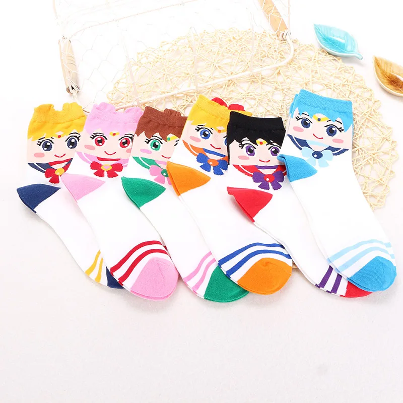 6 Pairs Women's Anime Long Socks With Print Japanese Fashion Cartoon Egirl Kawaii Cotton Slouch Novelty Blue Pink Designer Socks
6 Pairs Women's Anime Long Socks With Print Japanese Fashion Cartoon Egirl Kawaii Cotton Slouch Novelty Blue Pink Designer Socks