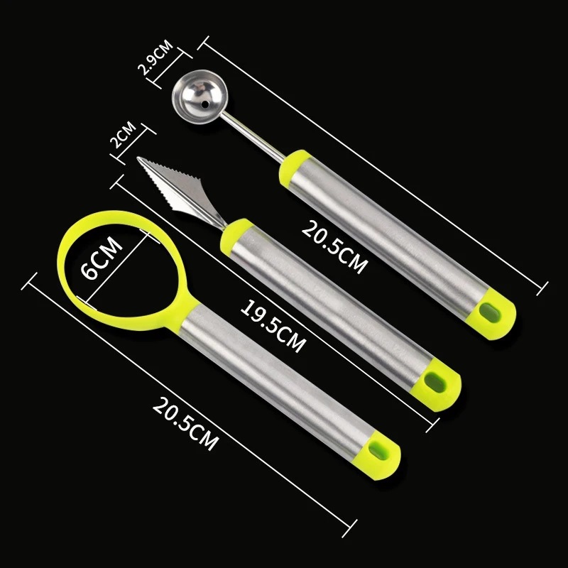 Fruit Platter Carving Knife Melon Spoon Ice Cream Scoop Watermelon Kitchen Gadgets Accessories Slicer Tools Food Cutter
Fruit Platter Carving Knife Melon Spoon Ice Cream Scoop Watermelon Kitchen Gadgets Accessories Slicer Tools Food Cutter