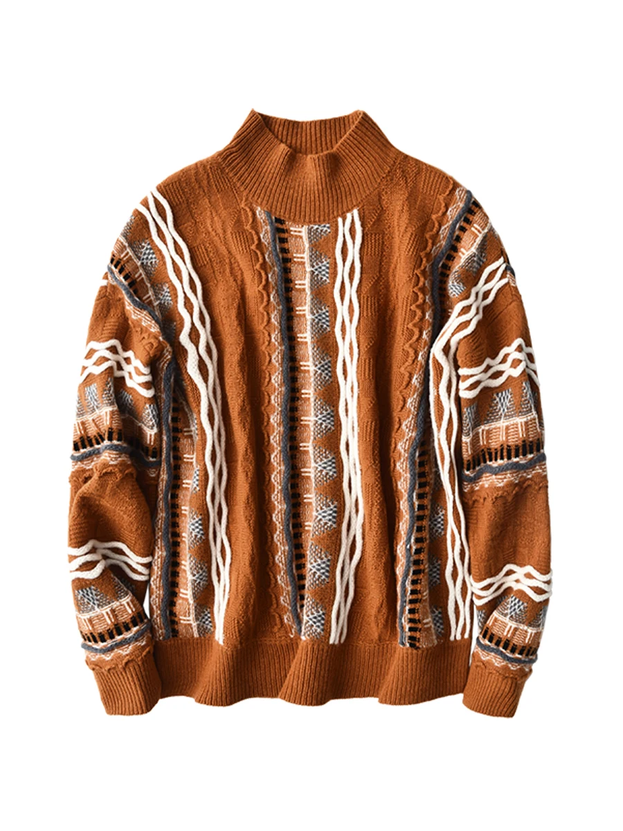 SHUCHAN Indie фольклорный полувысокий Воротник шерстяные осенние свитера для женщин A-прямой пуловер осенняя одежда для женщин теплая
SHUCHAN Indie фольклорный полувысокий Воротник шерстяные осенние свитера для женщин A-прямой пуловер осенняя одежда для женщин теплая