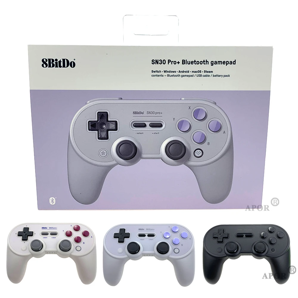 Беспроводной Bluetooth-геймпад 8bitdo SN30 PRO +, USB-контроллер, джойстик для Windows, Android, macOS для Nintendo Switch
Беспроводной Bluetooth-геймпад 8bitdo SN30 PRO +, USB-контроллер, джойстик для Windows, Android, macOS для Nintendo Switch