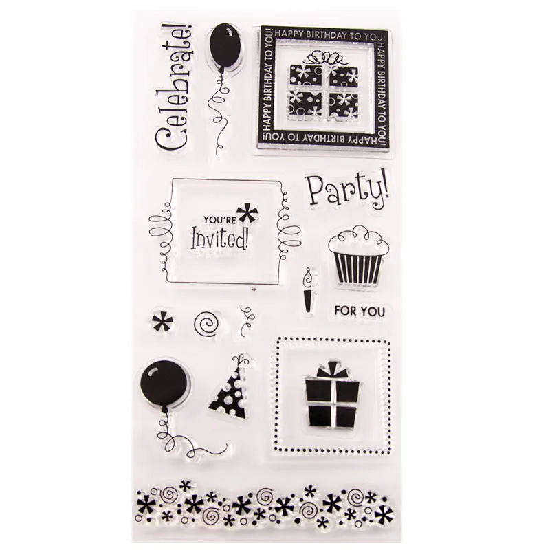 YINISE Silicone Clear Stamps CUTTING DIES For Scrapbooking birthday STENCIL DIY PAPER Album Cards MAKING CRAFT RUBBER Stamp MOLD
YINISE Silicone Clear Stamps CUTTING DIES For Scrapbooking birthday STENCIL DIY PAPER Album Cards MAKING CRAFT RUBBER Stamp MOLD