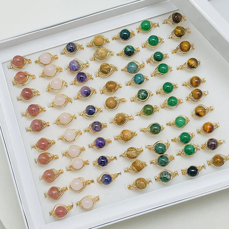 New Fashion Colourful Rings Natual Stone Wedding Jewelry Rings for Women Engagement Rings for Women Party Cocktail Ring Gifts
New Fashion Colourful Rings Natual Stone Wedding Jewelry Rings for Women Engagement Rings for Women Party Cocktail Ring Gifts