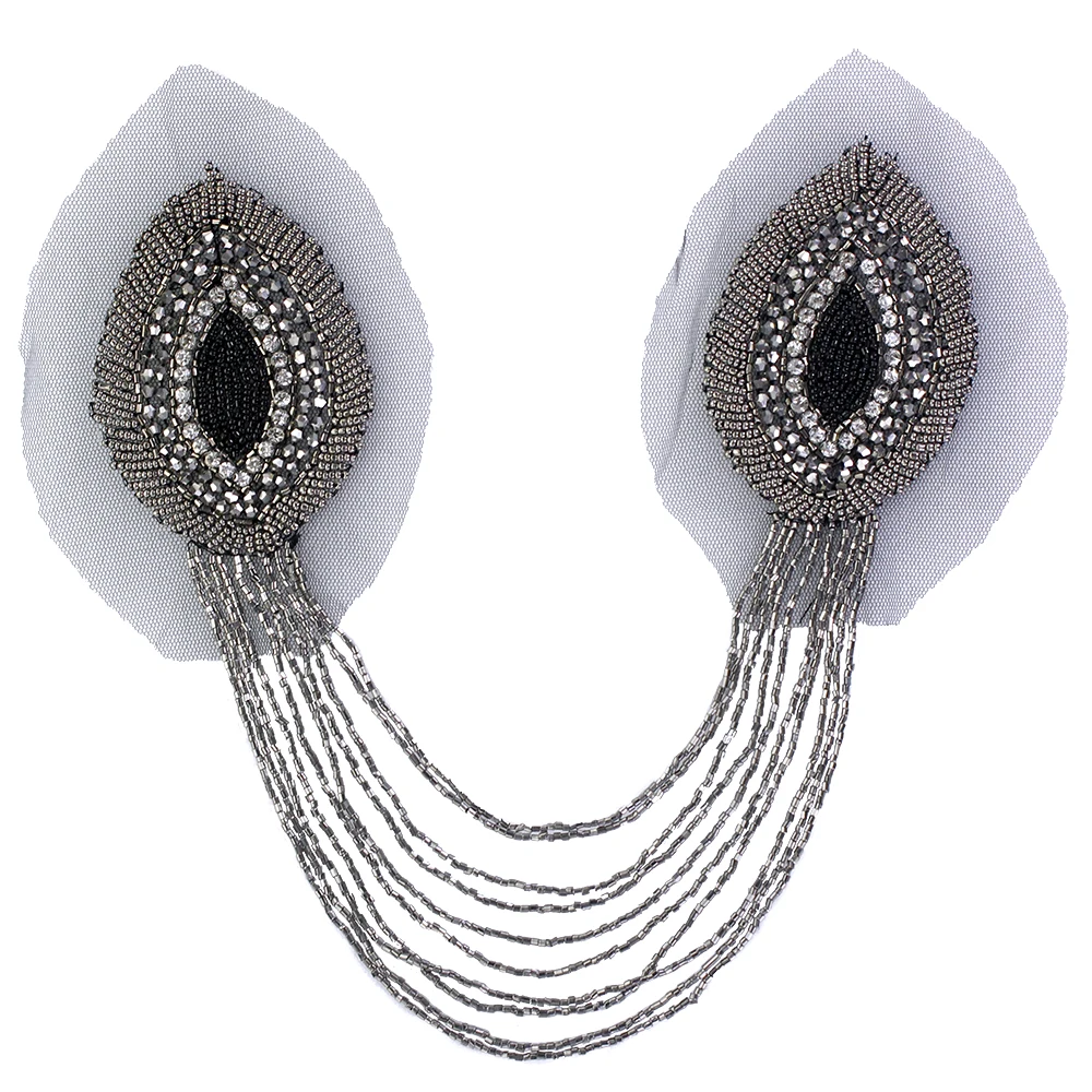 Beading Crystal Epaulette Punk Epaulet Shoulder Handmade Clothing Accessories Suit Decoration Fringed Shoulder Stamp TH2223
Beading Crystal Epaulette Punk Epaulet Shoulder Handmade Clothing Accessories Suit Decoration Fringed Shoulder Stamp TH2223