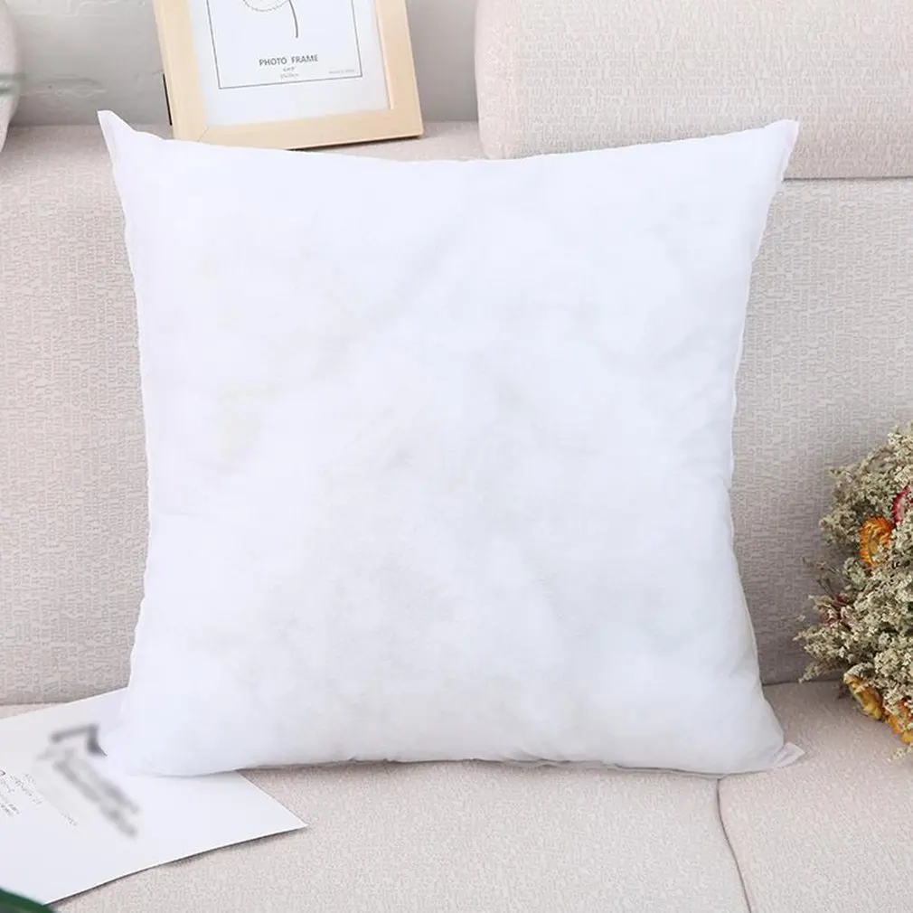 

45*45cm White Cushion Insert Filler 3D ppcotton Cotton Throw Pillow Inner Core Decor Car Chair Soft Seat Cushion