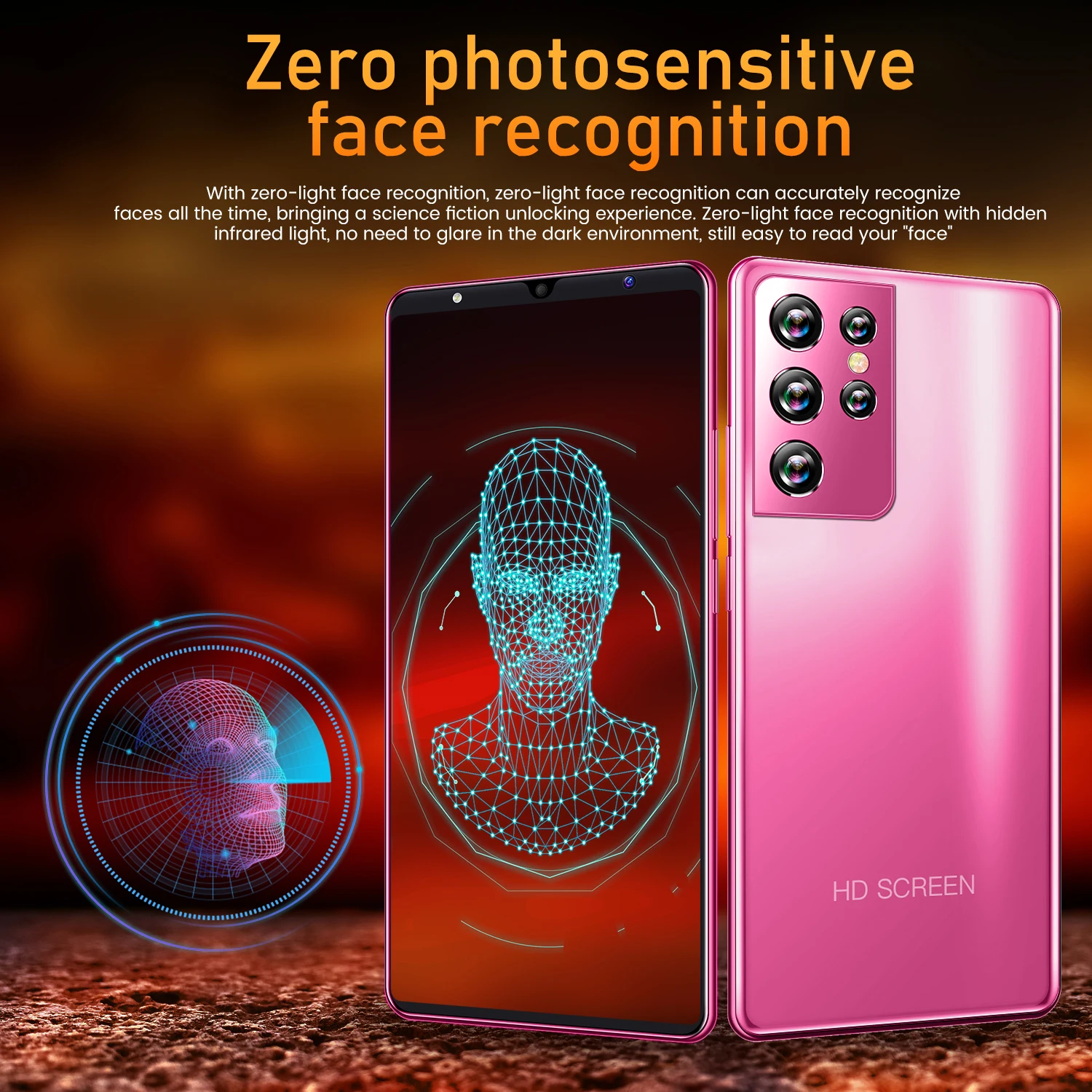 Global Version S21 Ultra 5.0 Inch Smartphone 8+256GB 5000mAh 16+32MP HD Full Screen Cellphone Face ID 5G Android 10 Mobile Phone
Global Version S21 Ultra 5.0 Inch Smartphone 8+256GB 5000mAh 16+32MP HD Full Screen Cellphone Face ID 5G Android 10 Mobile Phone