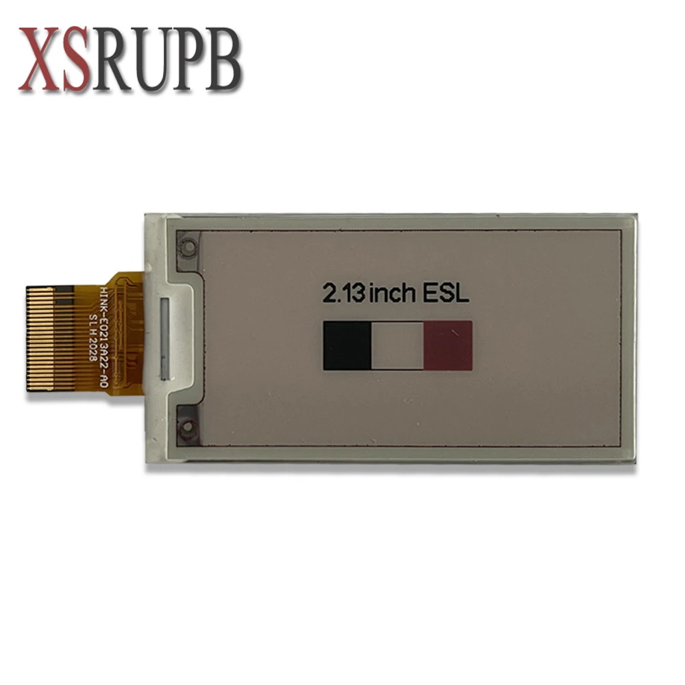 2.13inch 212x104 Tri-color eink display SPI interface epaper display Compatible with Arduino/Raspberry Pi 4b
2.13inch 212x104 Tri-color eink display SPI interface epaper display Compatible with Arduino/Raspberry Pi 4b