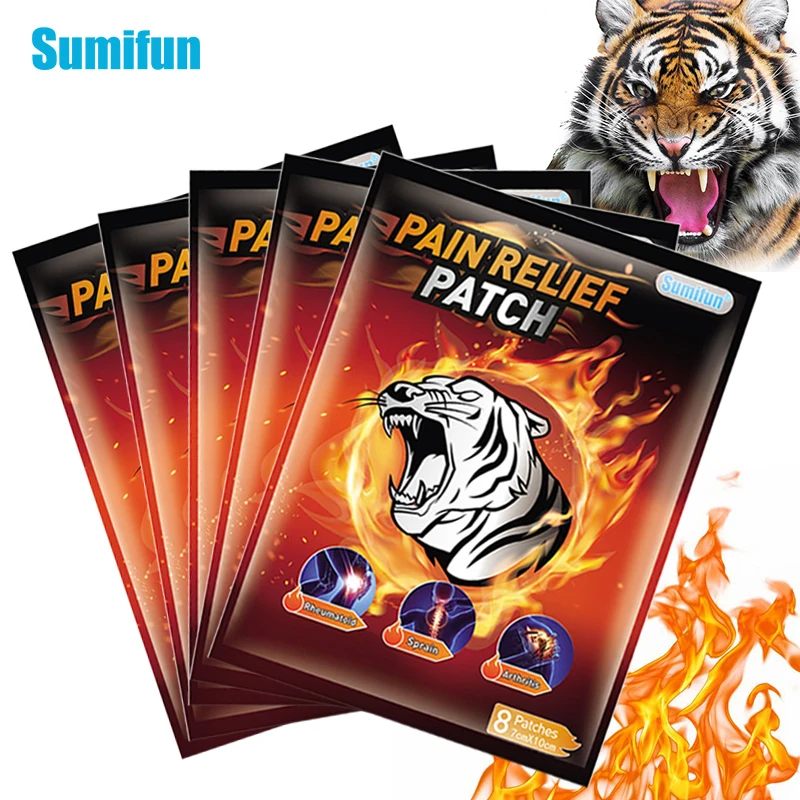 

8pcs Hot Tiger Balm Pain Relief Patch Fast Relief Aches Pains Inflammations Lumbar Spine Medical Plaster Health Care K06501