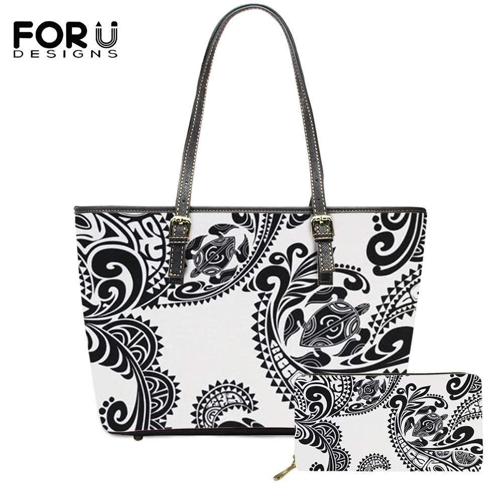 FORUDESIGN 2 шт. сумочки, модные кошельки для женщин, черный Племенной Гавайский принт с серой задней поверхностью Monstera, дизайнерская сумка из пол...
FORUDESIGN 2 шт. сумочки, модные кошельки для женщин, черный Племенной Гавайский принт с серой задней поверхностью Monstera, дизайнерская сумка из пол...