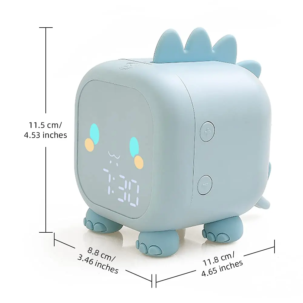 Floridliving Cute Dinosaur Alarm Clock Kids Digital Alarm Clock Night Light Snooze Mode Voice Control USB Alarm Clock for Boys
Floridliving Cute Dinosaur Alarm Clock Kids Digital Alarm Clock Night Light Snooze Mode Voice Control USB Alarm Clock for Boys