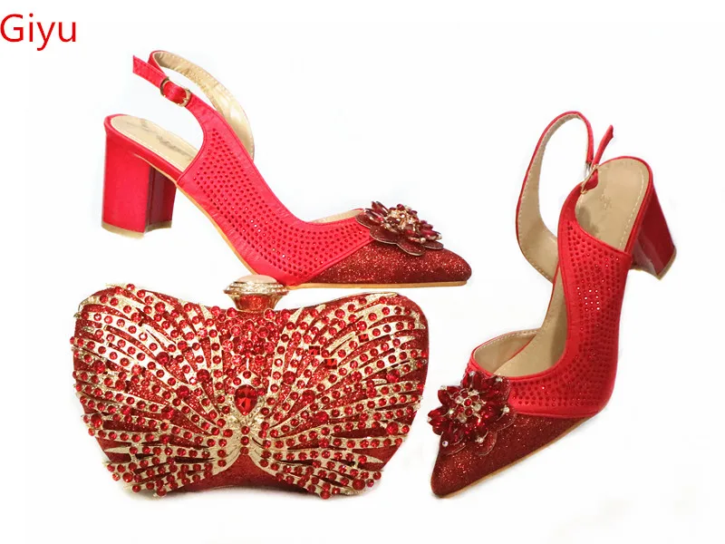 

Doershow/комплект из женских туфель и сумочки; итальянские вечерние туфли-лодочки; итальянский комплект из туфель и сумочки для вечеринок; SBK1-11