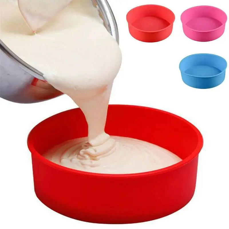 Random Color Silicone Cake Round Shape Mold Kitchen Bakeware Diy Desserts Baking Mold Mousse Cake Molds Baking Pan Tools
Random Color Silicone Cake Round Shape Mold Kitchen Bakeware Diy Desserts Baking Mold Mousse Cake Molds Baking Pan Tools