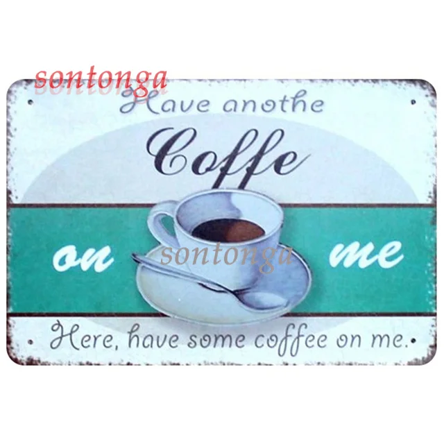 Art Metal Plate Poster Tin Vintage Fresh Brewed Coffee Always Fresh Coffee Served Here for Coffee Shop House Cafe Decoration
Art Metal Plate Poster Tin Vintage Fresh Brewed Coffee Always Fresh Coffee Served Here for Coffee Shop House Cafe Decoration
