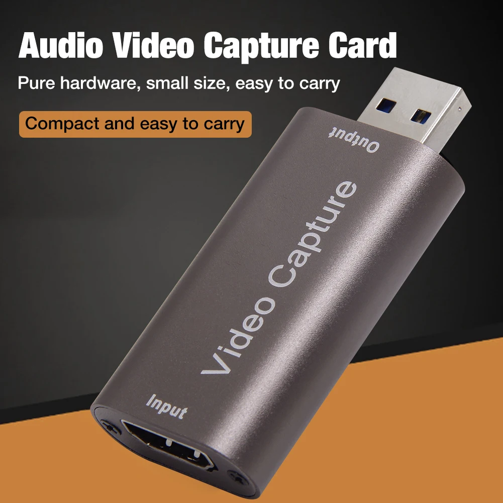 Portable USB 3.0 2.0 HDMI capture card Audio Video capture Cards HD HDMI to USB 3.0 1080P Mini Card Converter for windows os
Portable USB 3.0 2.0 HDMI capture card Audio Video capture Cards HD HDMI to USB 3.0 1080P Mini Card Converter for windows os