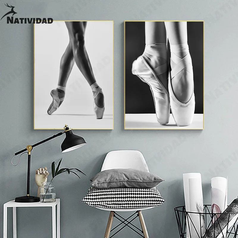 Classical Black and White Art Poster Ballerina Text Wall Art Painting Printing Canvas Modern Living Room Home Canvas Painting De 
Classical Black and White Art Poster Ballerina Text Wall Art Painting Printing Canvas Modern Living Room Home Canvas Painting De
