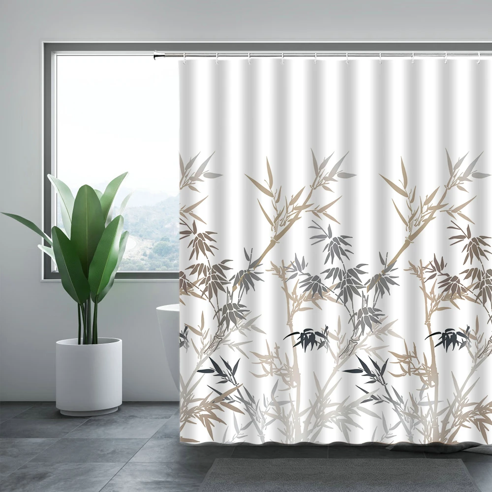 Chinese Shower Curtains Green Plant Bamboo Red-Crowned Crane Plum Blossom Waterproof Bathroom Bathtub Decor Cloth Curtain Set
Chinese Shower Curtains Green Plant Bamboo Red-Crowned Crane Plum Blossom Waterproof Bathroom Bathtub Decor Cloth Curtain Set