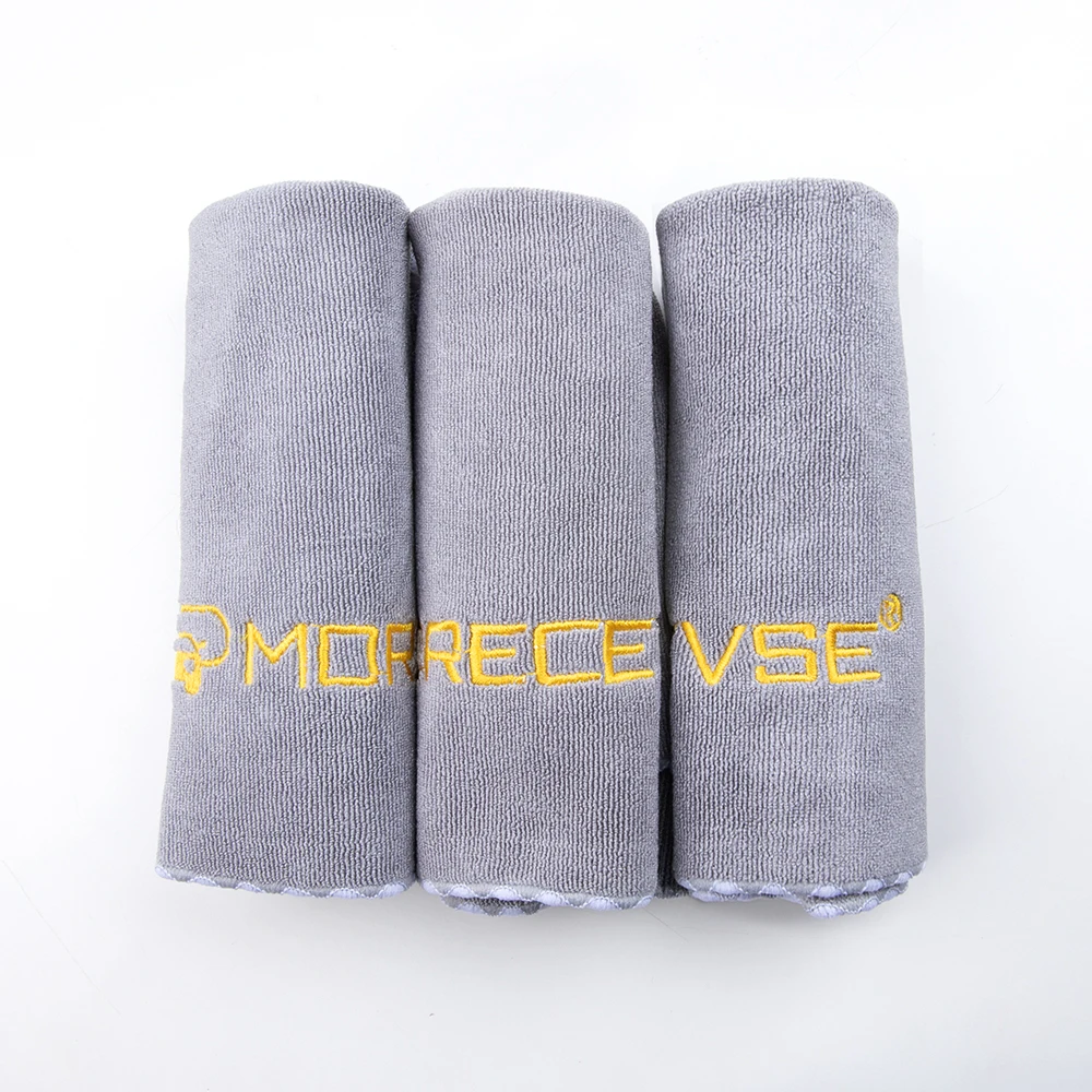 Morecevse Soft Microfibre Polyester Fiber Multi-functional Cleaning Absorbent Gray Towel Super Water Absorption For Cars
Morecevse Soft Microfibre Polyester Fiber Multi-functional Cleaning Absorbent Gray Towel Super Water Absorption For Cars