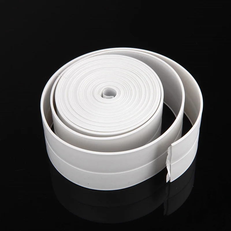 3.2M Kitchen Bathroom Shower Washboard Bathroom Sealing strip Tape White Pvc Self-adhesive Waterproof Wall Tile For Bathroom
3.2M Kitchen Bathroom Shower Washboard Bathroom Sealing strip Tape White Pvc Self-adhesive Waterproof Wall Tile For Bathroom