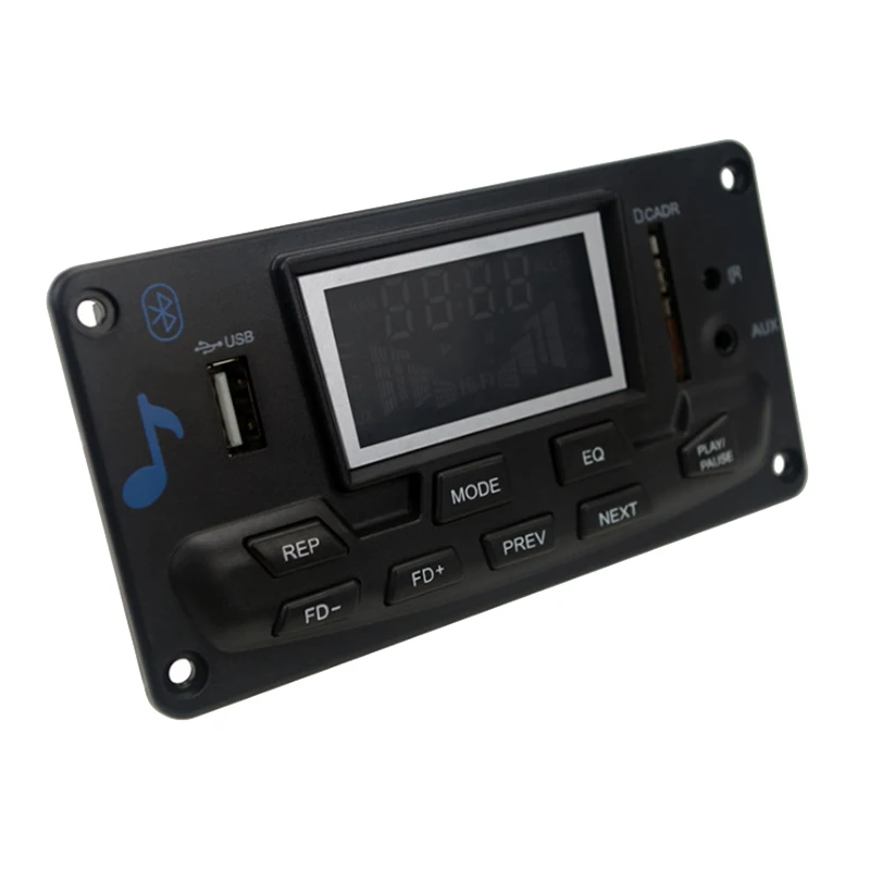 12V 4.2 Bluetooth MP3 Decoder Audio Module Spectrum Display Lossless APE Decoding Support APP EQ FM AUX Car Accessories
12V 4.2 Bluetooth MP3 Decoder Audio Module Spectrum Display Lossless APE Decoding Support APP EQ FM AUX Car Accessories
