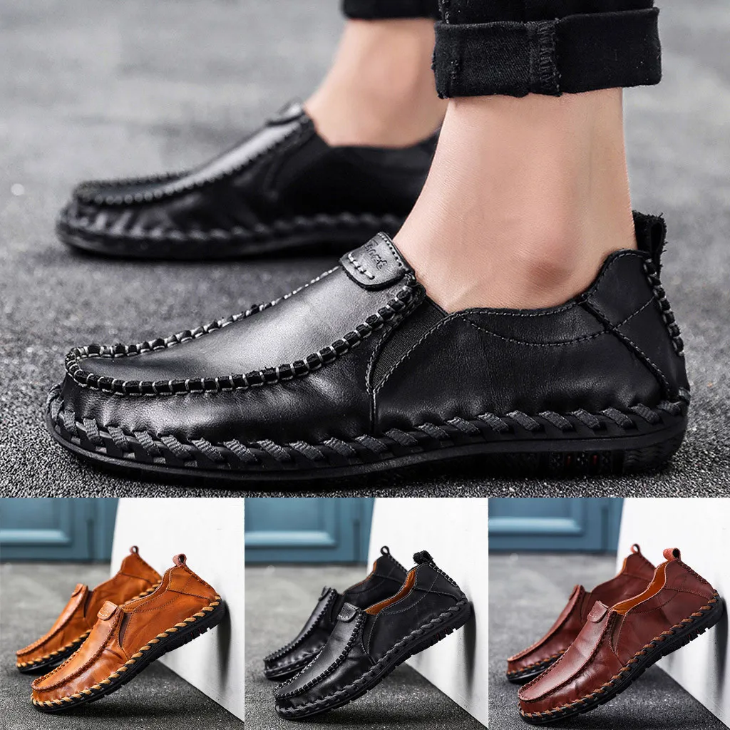 New men's party solid color fashion sewing shoes men's retro business casual breathable comfortable shoes
New men's party solid color fashion sewing shoes men's retro business casual breathable comfortable shoes