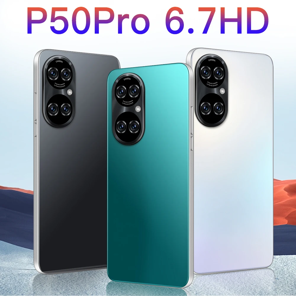 P50 Pro 6.7 Inch Smart Phone 16+512GB Dual SIM/Micro SD 32MP+50MP Fingerprint Unlock 10 Core Cellphones
P50 Pro 6.7 Inch Smart Phone 16+512GB Dual SIM/Micro SD 32MP+50MP Fingerprint Unlock 10 Core Cellphones