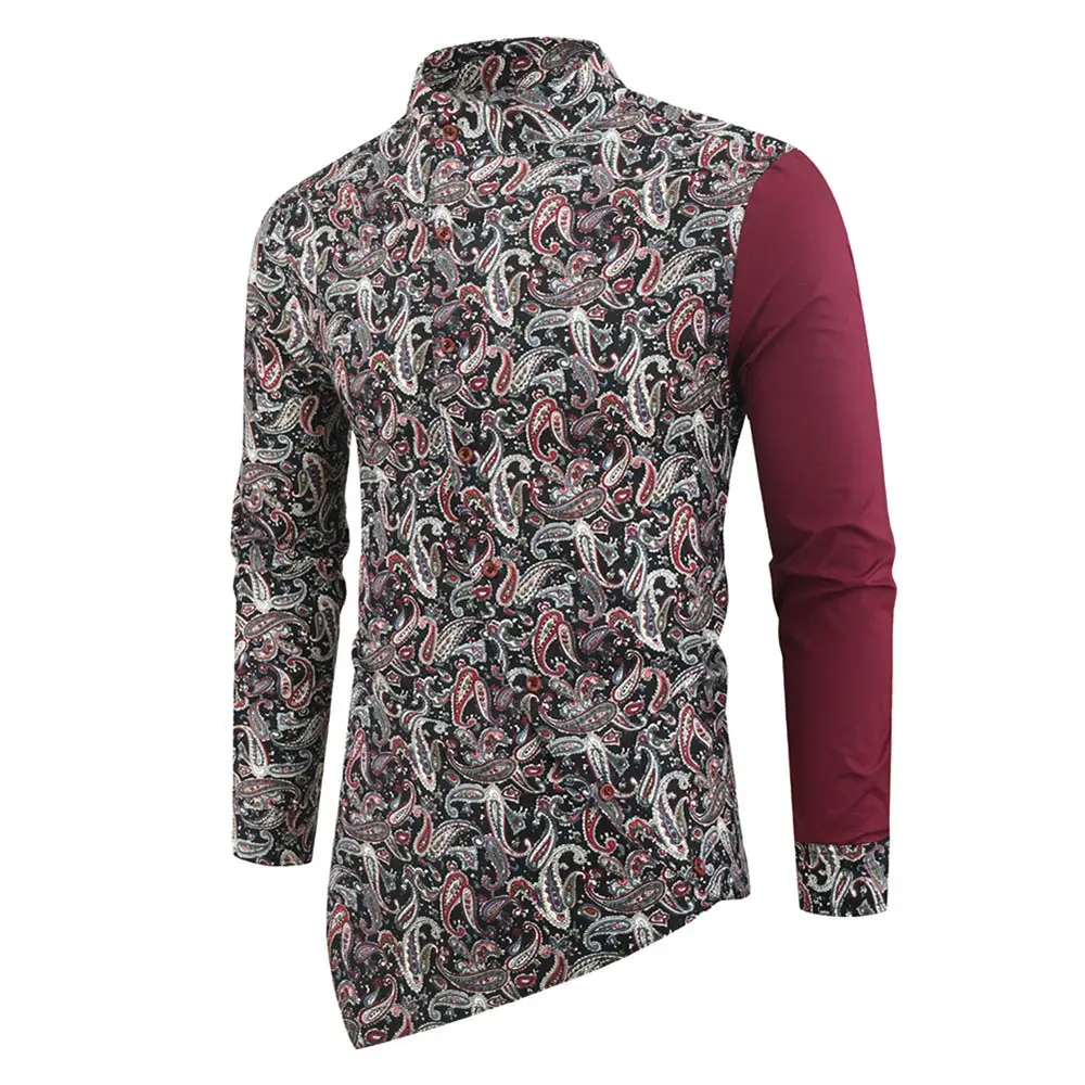YOUTHUP 2 Colors Chinese Style Printed Men Shirt Long Sleeve Camisa Homme Social Men Club Slim Fit Prom Shirt Street Wear
YOUTHUP 2 Colors Chinese Style Printed Men Shirt Long Sleeve Camisa Homme Social Men Club Slim Fit Prom Shirt Street Wear