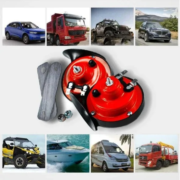 Train Horn with Air Compressor for Trucks Compact Air Horns Kit Car Truck Lorry SUV RV Train Caravan Boat Twin Tone Super Loud
Train Horn with Air Compressor for Trucks Compact Air Horns Kit Car Truck Lorry SUV RV Train Caravan Boat Twin Tone Super Loud