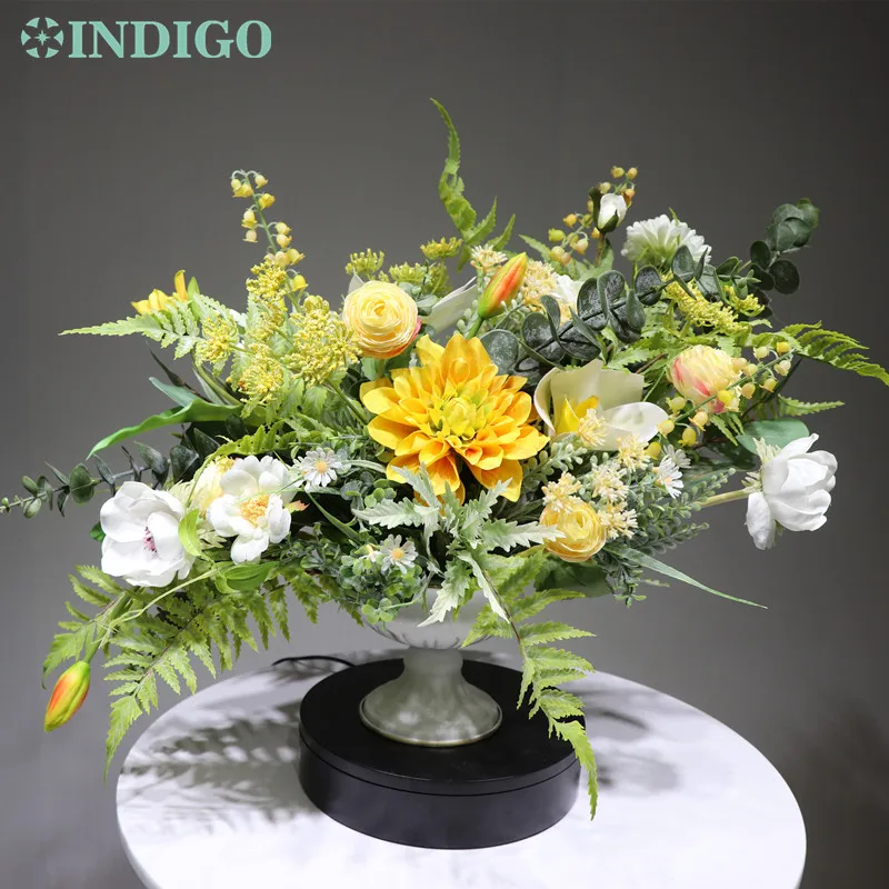 INDIGO Designed - 1 Set Yellow Chrysanthemum Artificial Flower Arrangement Bonsai Bouquet Centerpiece Gift Free Shipping
INDIGO Designed - 1 Set Yellow Chrysanthemum Artificial Flower Arrangement Bonsai Bouquet Centerpiece Gift Free Shipping
