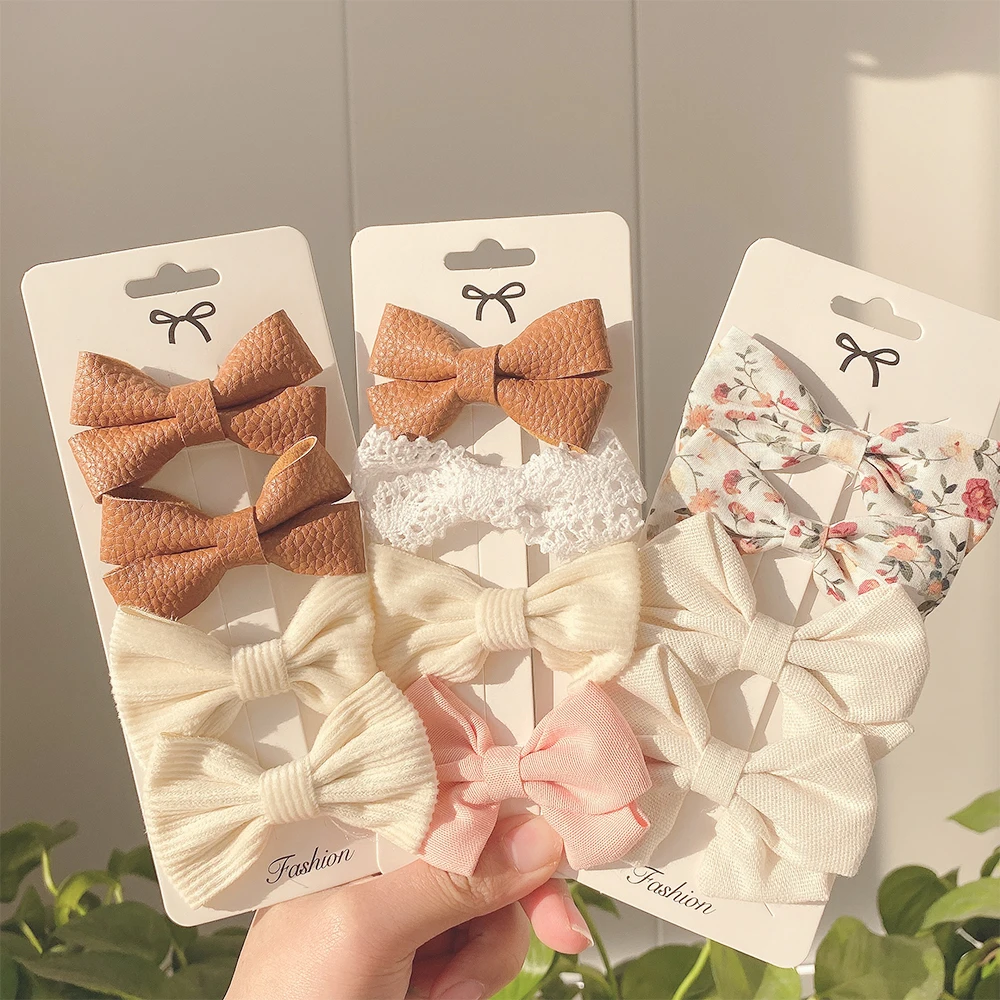 4 Pcs/set Cotton Linen Leopard Printed Bowknot Hair Clips For Cute Girls Barrettes Safty Hairpins Headwear Kids Hair Accessories
4 Pcs/set Cotton Linen Leopard Printed Bowknot Hair Clips For Cute Girls Barrettes Safty Hairpins Headwear Kids Hair Accessories