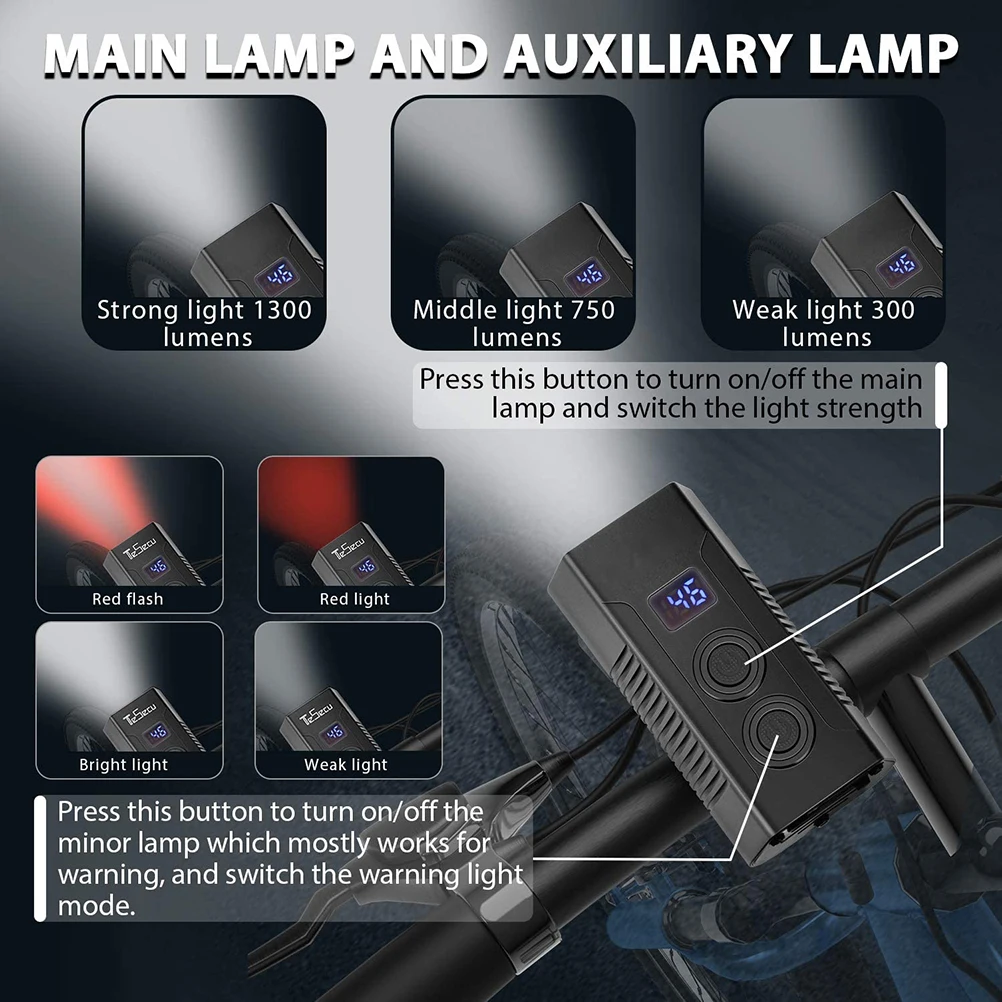 USB Rechargeable Bike Tail Light and Front Light Set for All Mountain Bike Road Bike Bike LED Headlight Rear Bicycle Light Set
USB Rechargeable Bike Tail Light and Front Light Set for All Mountain Bike Road Bike Bike LED Headlight Rear Bicycle Light Set