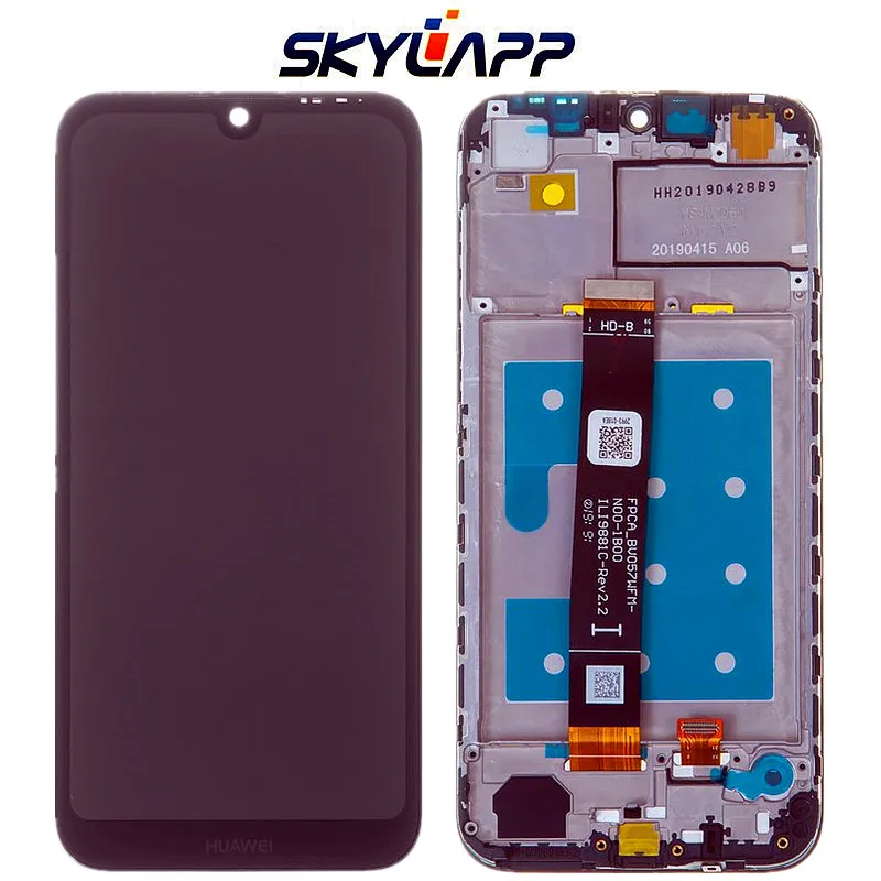 Black Cellphone Complete LCD Screen for Huawei Y5 (2019) Mobile phone Touchscreen LCD Display Screen With Frame Digitizer Repair
Black Cellphone Complete LCD Screen for Huawei Y5 (2019) Mobile phone Touchscreen LCD Display Screen With Frame Digitizer Repair