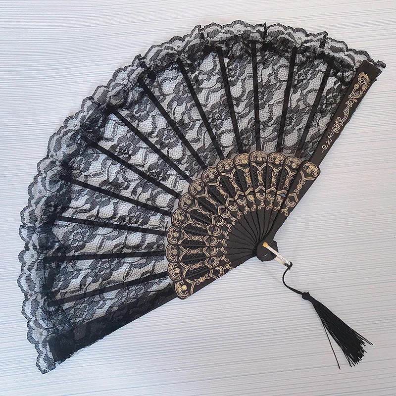 Lace Decorative Fans Chinese Style Dance Wedding Party Lace Silk Folding Hand Held Flower Fan Dace Party Fan Ornament
Lace Decorative Fans Chinese Style Dance Wedding Party Lace Silk Folding Hand Held Flower Fan Dace Party Fan Ornament